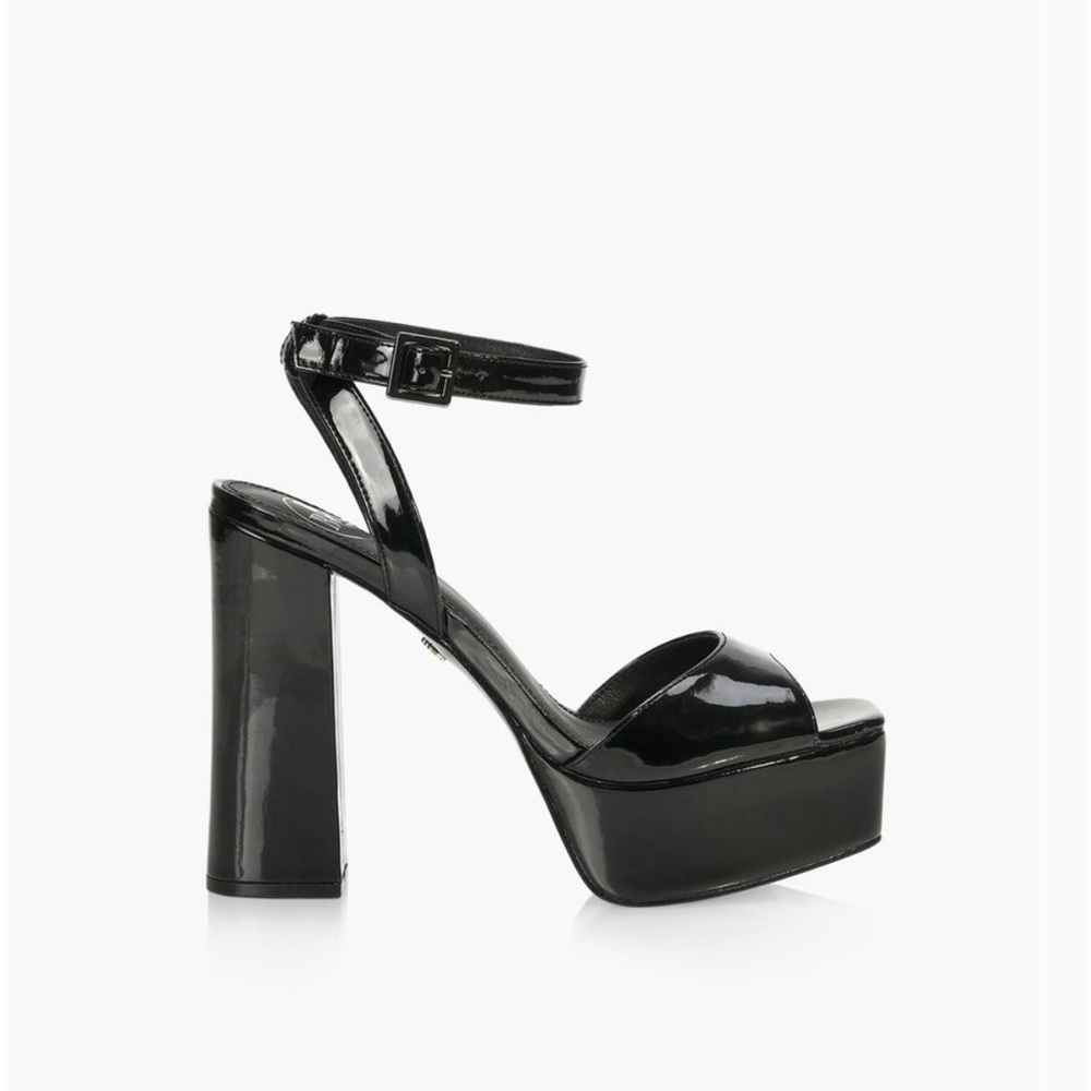 black patent platform shoes Size 6 Shoes Browns Riley black patent ankle strap